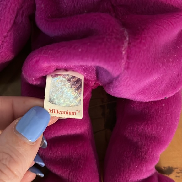 TY’s Beanie Baby Millennium, Retired, 1/1/99, Purple, w/Tags - Picture 5 of 10